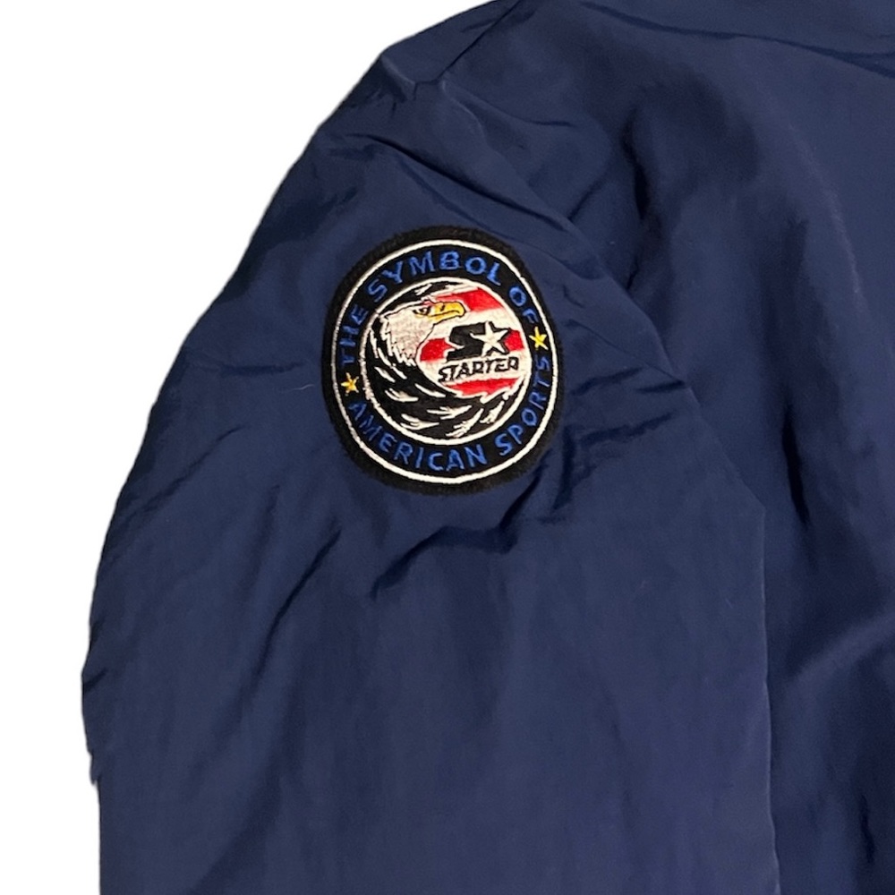 80s 90s HOYAS - GEORGETOWN University Vintage STARTER Jacket - Made in USA - Picture 3 of 7